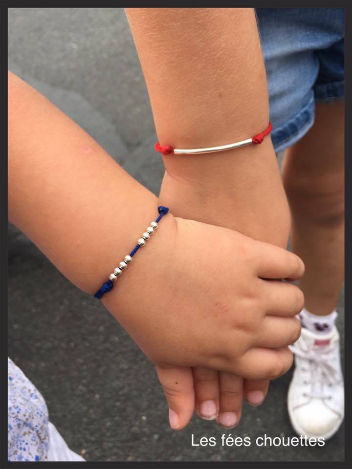 Bracelet ENFANT perles 3mm ou tube - 7€