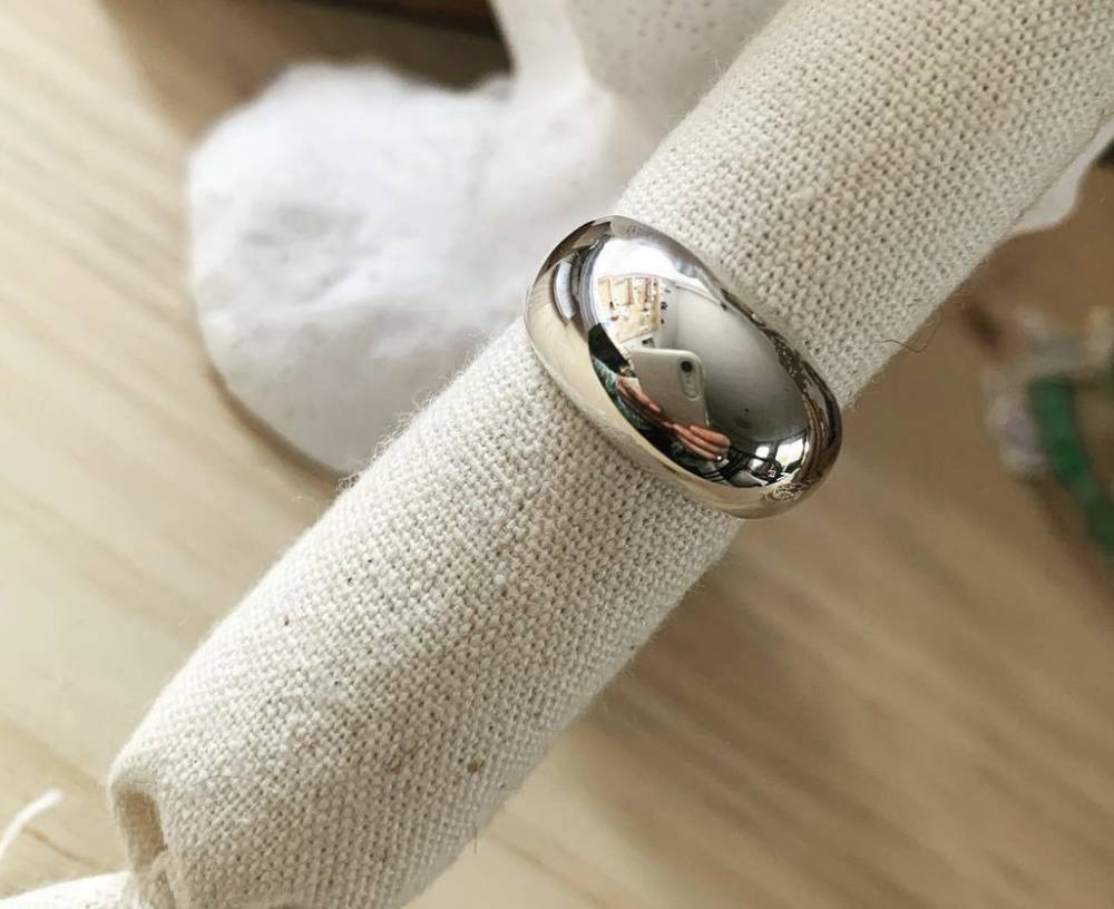 Bague bombée - 52€